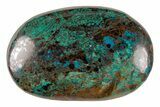 Polished Chrysocolla and Malachite Stone - Peru #210955-1